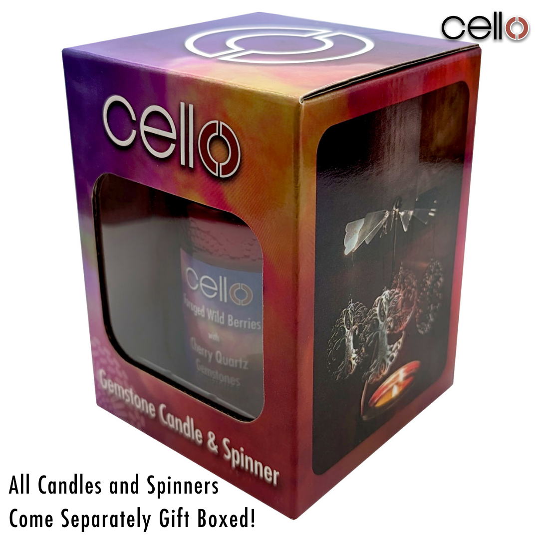 Cello Convection Candle with NEW Spinners set of 3