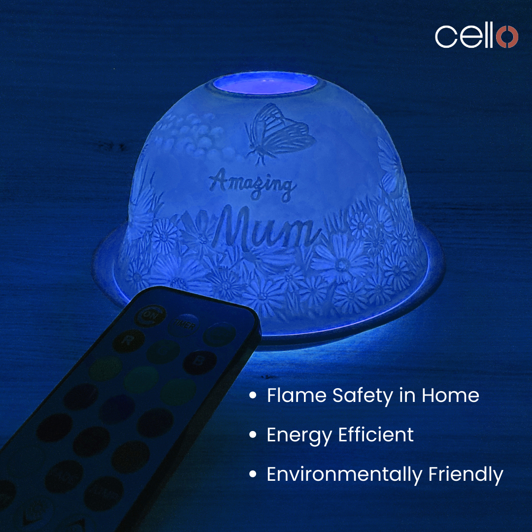 Multicoloured LED Lights With Remote - 3 Pack