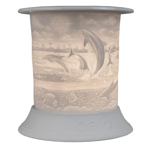 Cello Electric Wax Burner Porcelain Straight - Dolphin