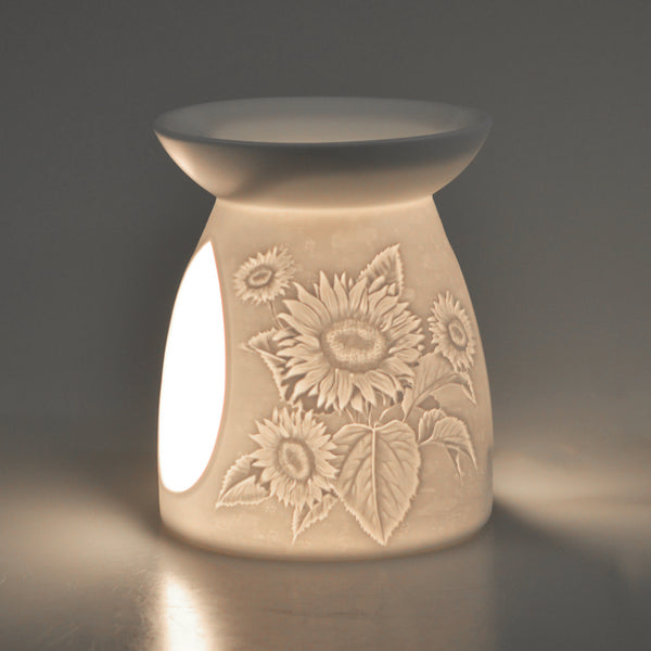 Porcelain Tealight Wax Burner - Summer Time