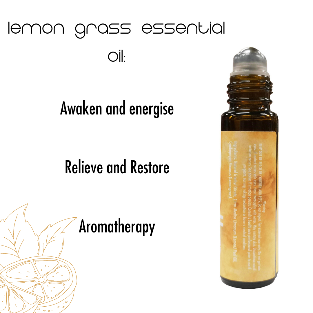 Essential Oil Roll On - Lemon Grass