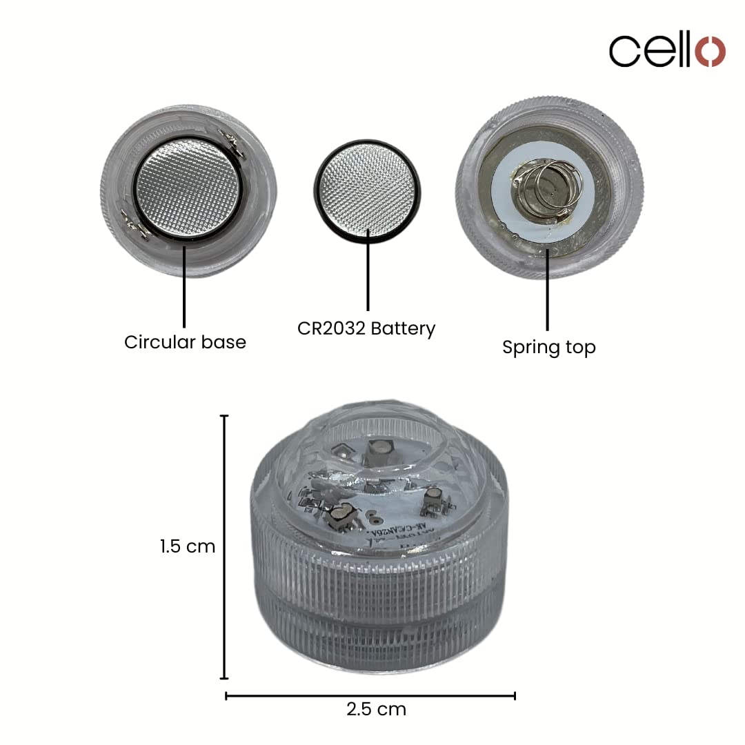 Multicoloured LED Lights With Remote - 3 Pack
