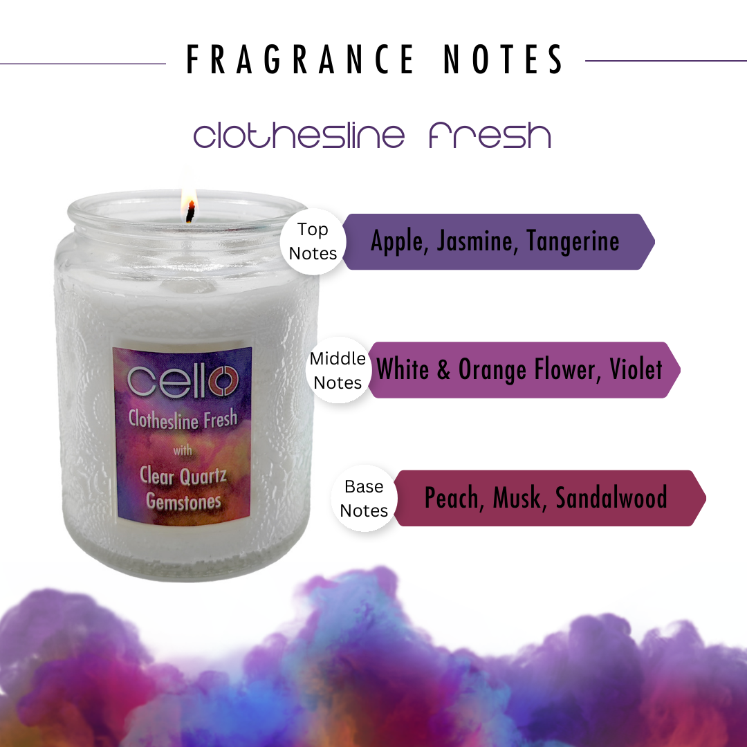 Cello Convection Candle with NEW Spinners set of 3
