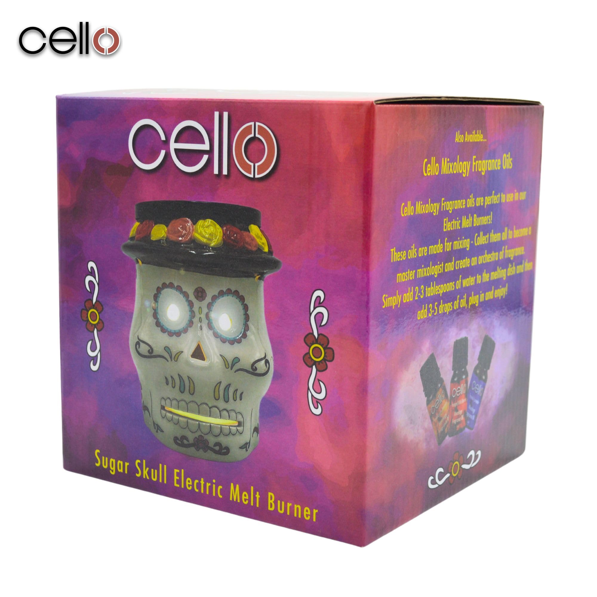 Cello Sugar Skull Electric Melt Burner