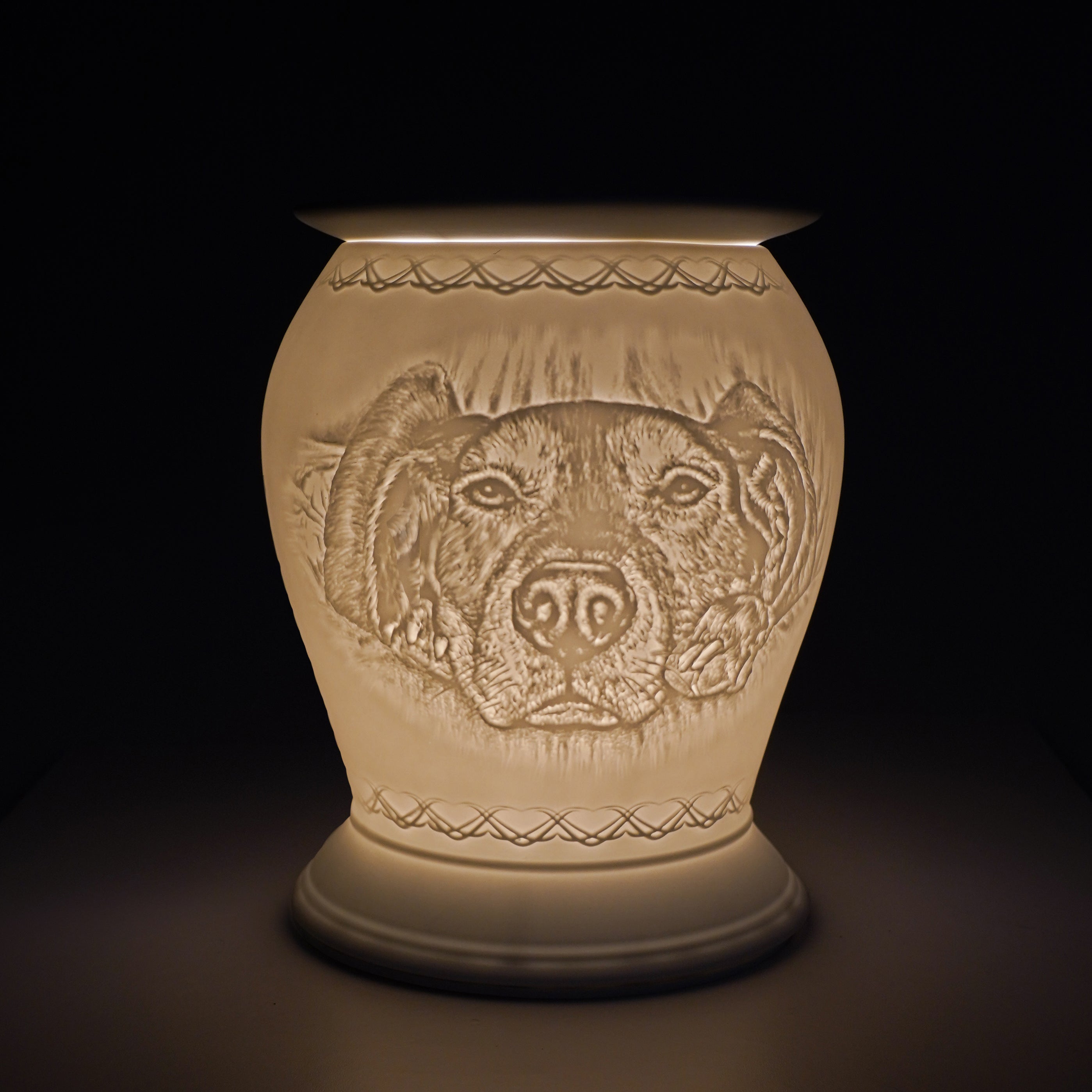 Electric Wax Burner Porcelain Barrel - Dog