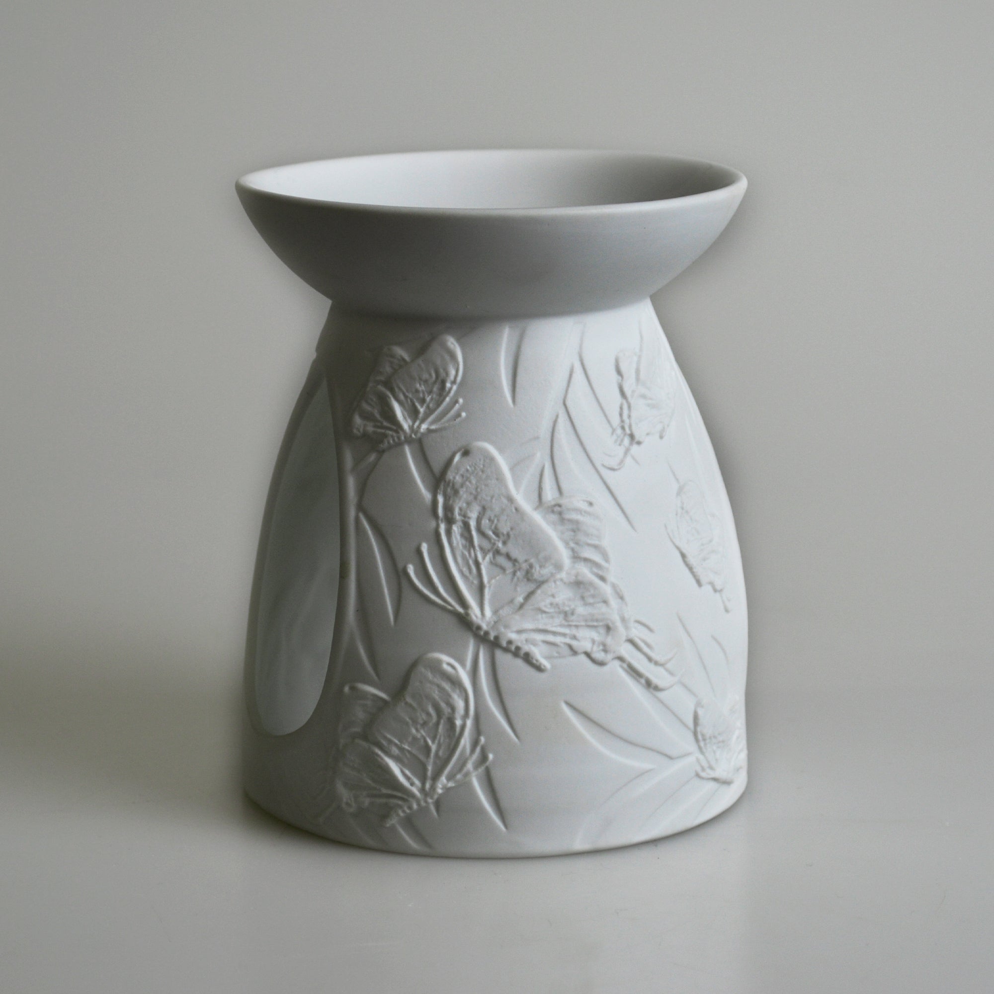 Porcelain Tealight Wax Burner - Butterfly