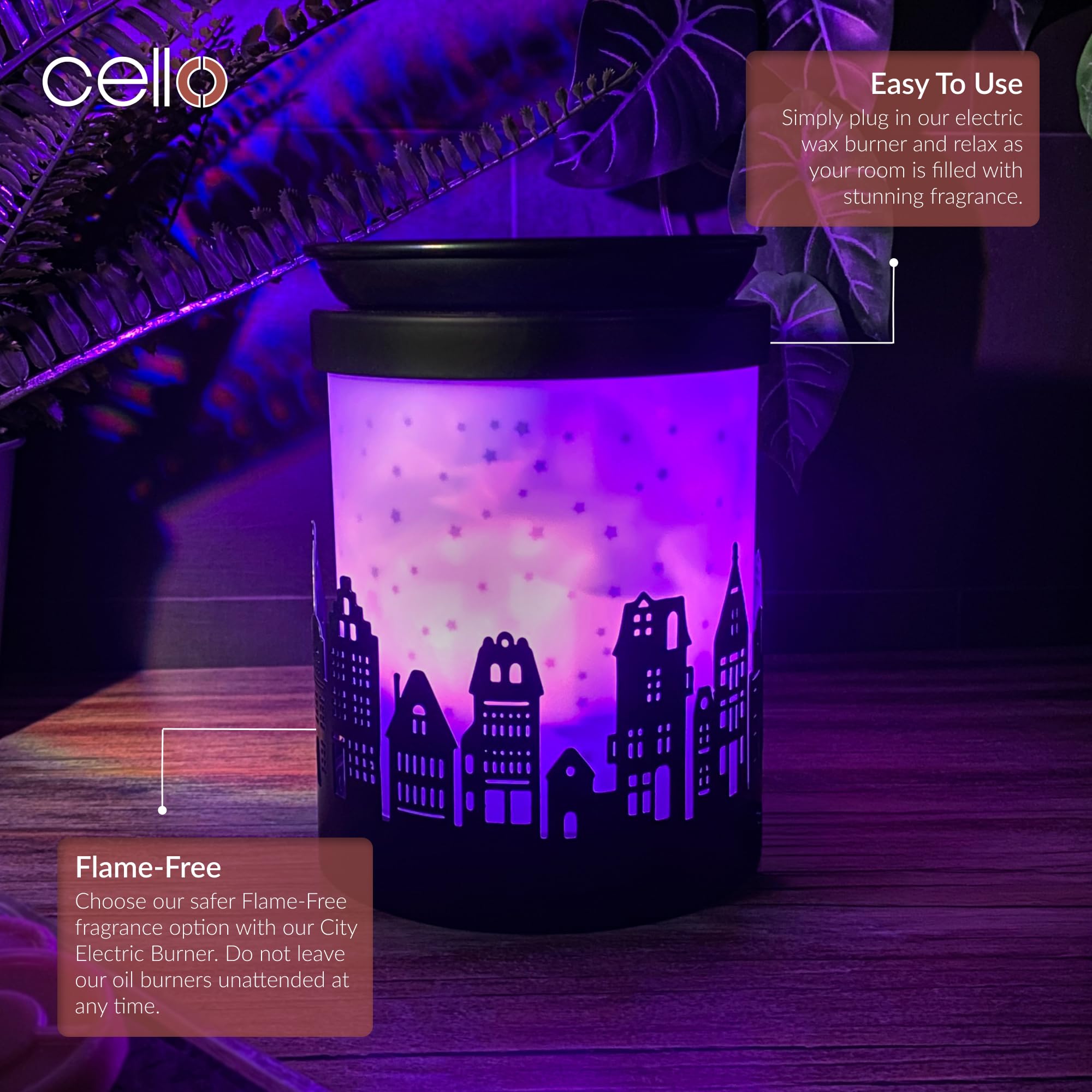 Cello City Northern Lights Electric Melt Burner