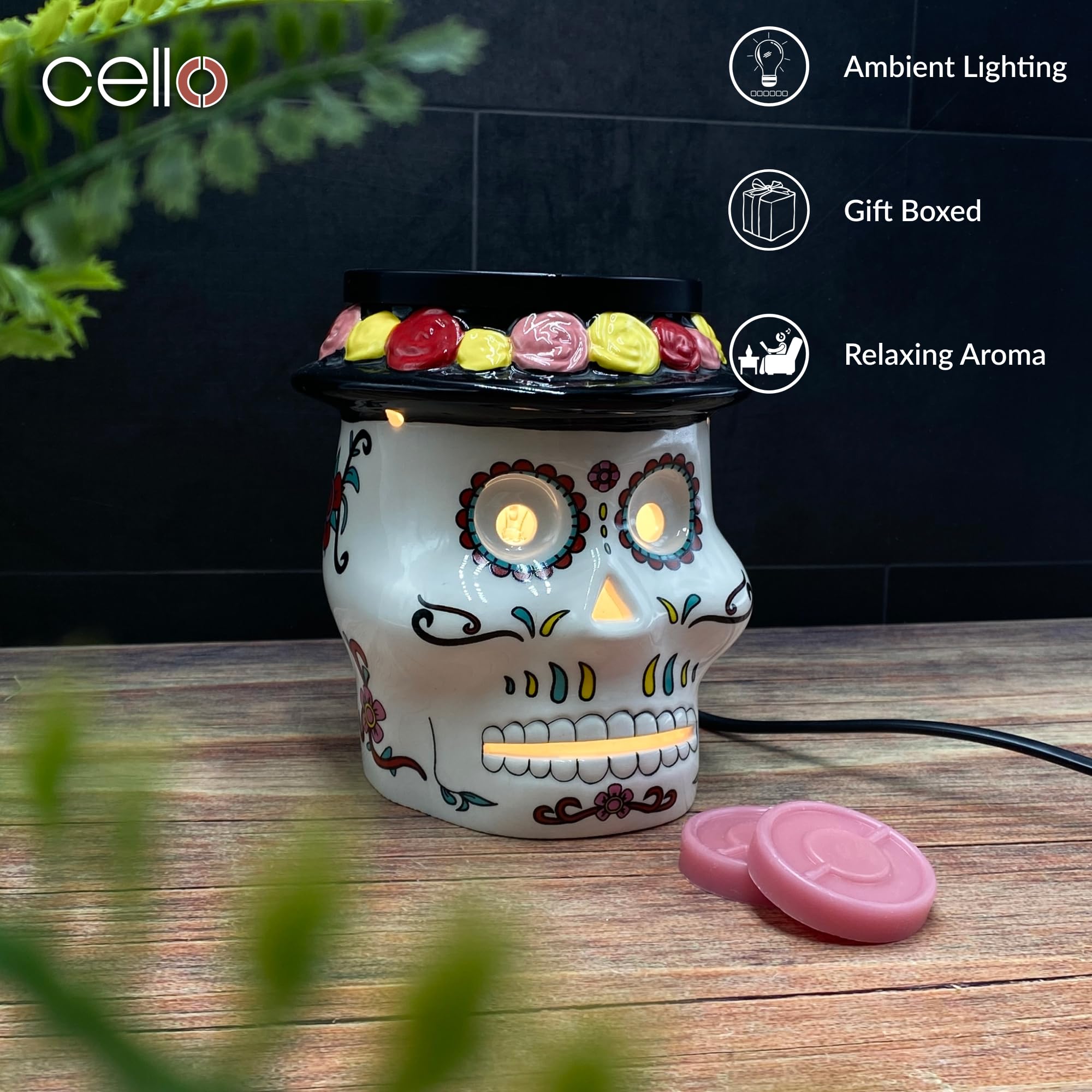 Cello Sugar Skull Electric Melt Burner