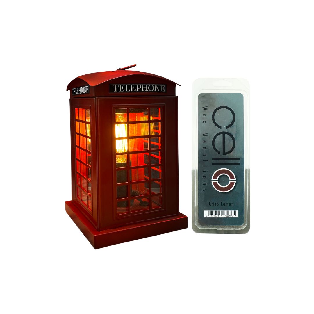 Cello London Telephone Box With 3 Fragrance Medallions