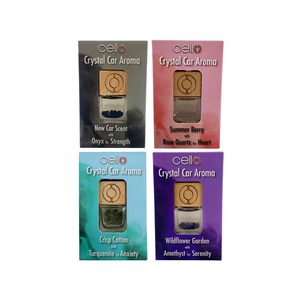 Cello Car Diffuser Pack of Different Fragrance - Multi