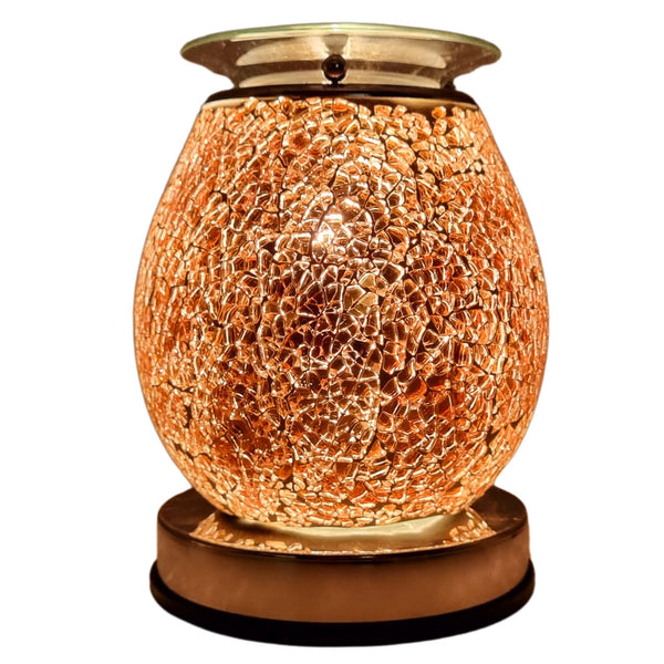 Electric Wax Burner Touch Mosaic - Rose Gold