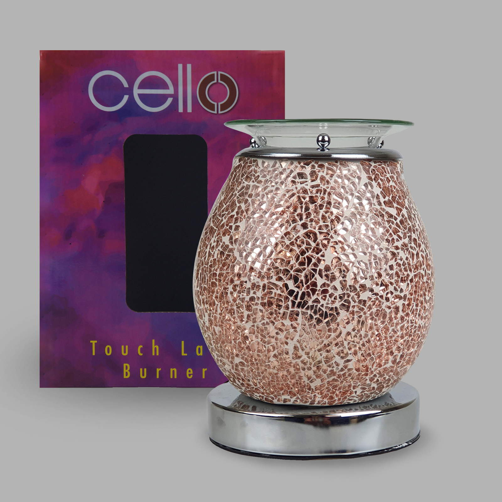 Electric Wax Burner Touch Mosaic - Rose Gold