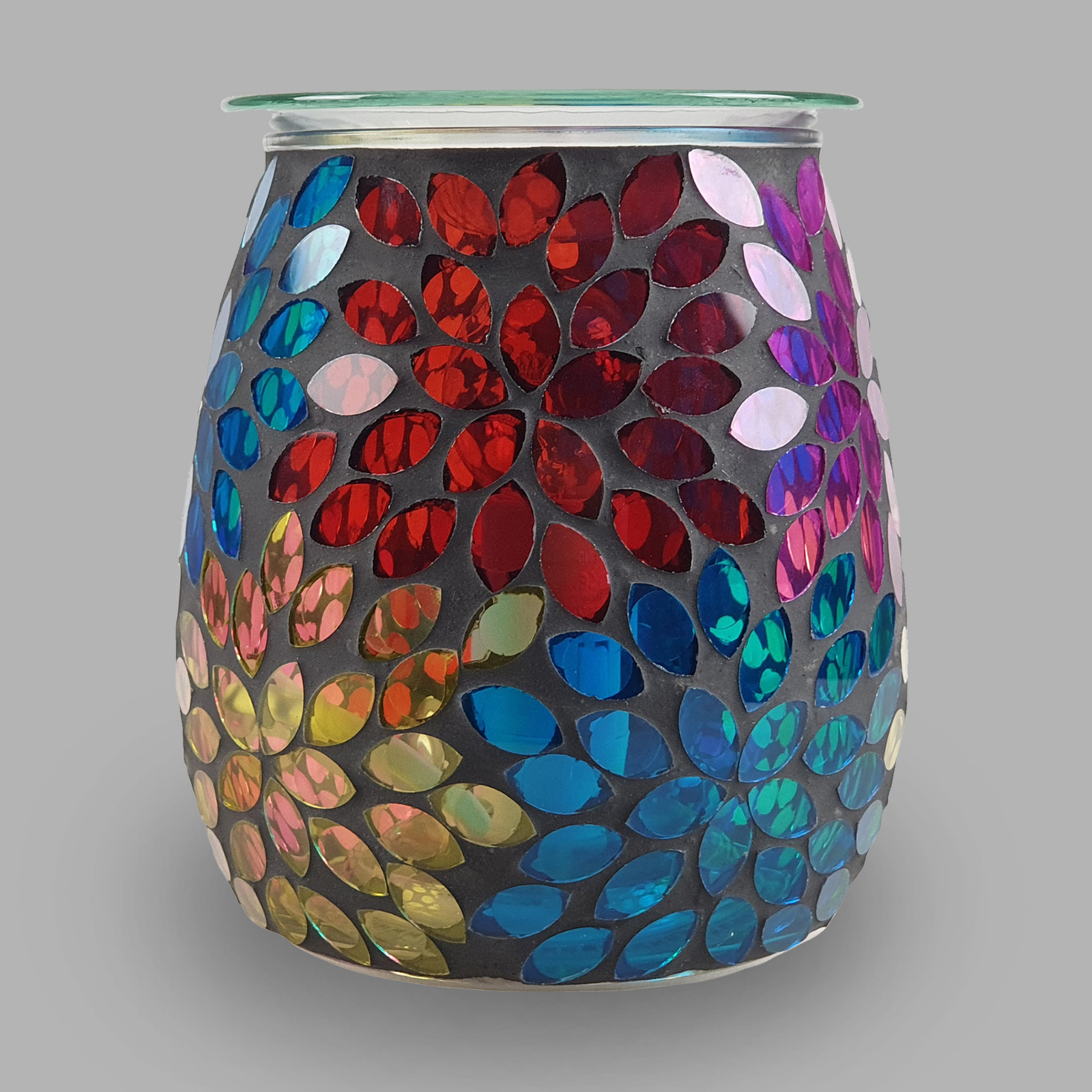Electric Wax Burner - Mosaic Glass Fab Flower