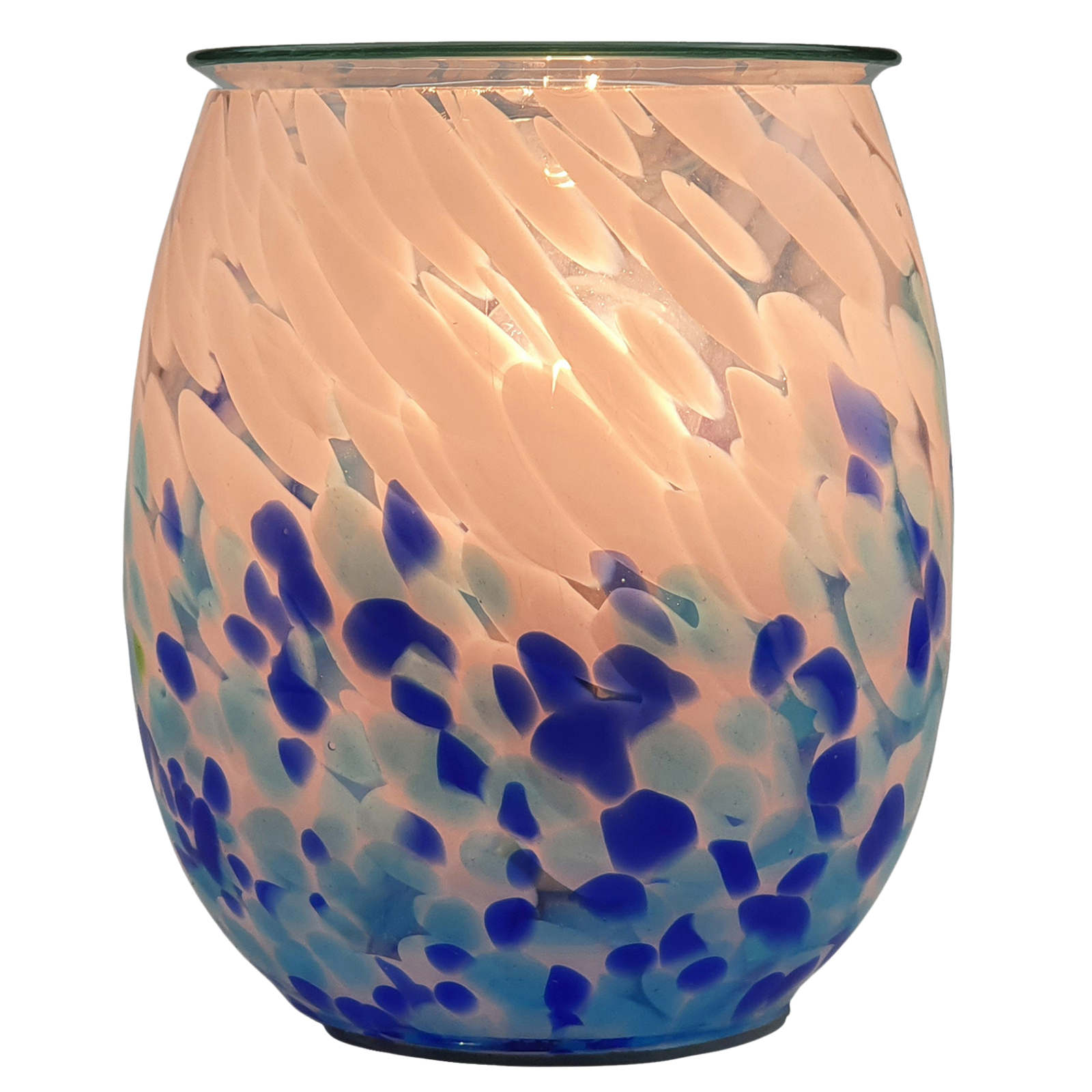 Electric Wax Burner - Art Glass Crashing Waves