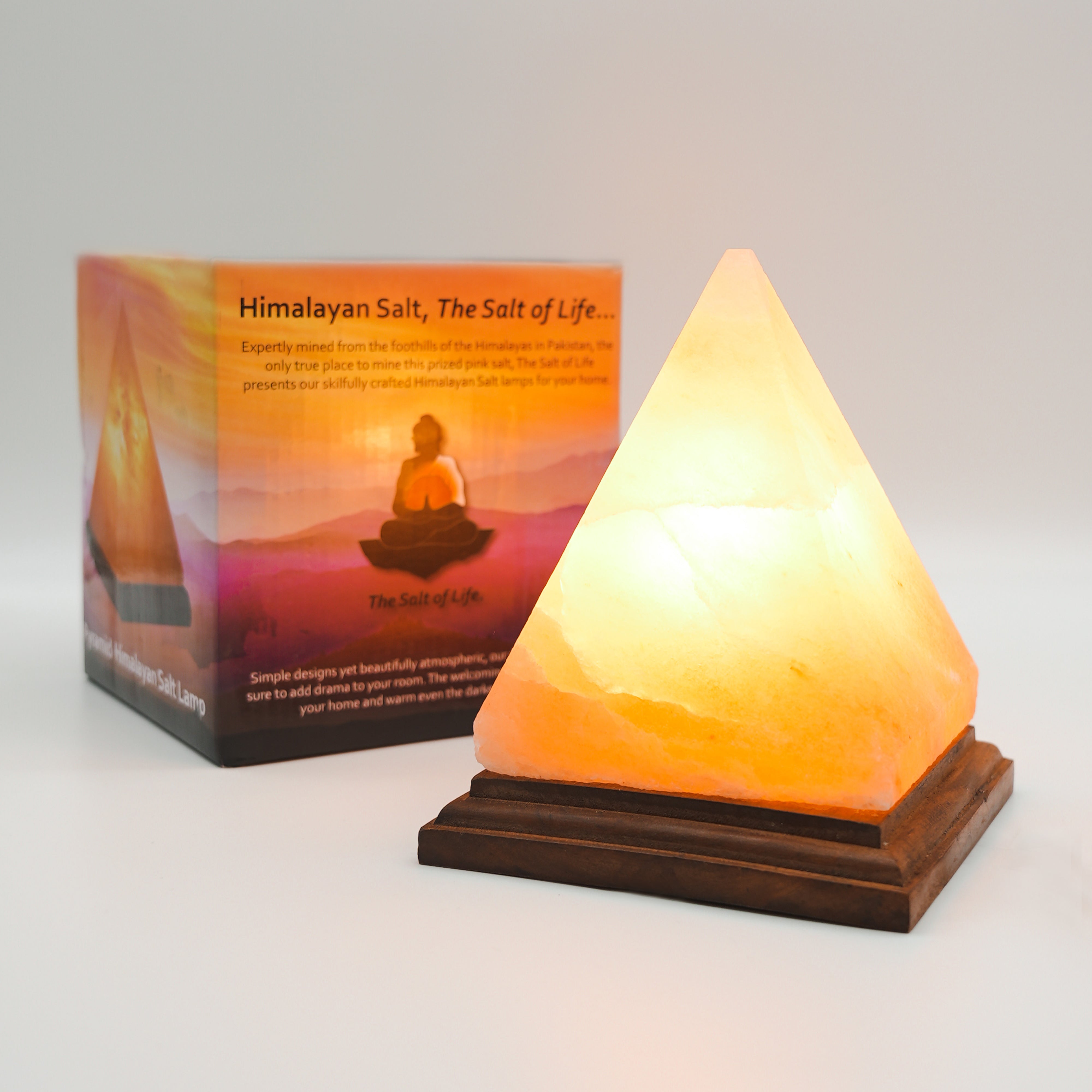 The Salt of Life - Himalayan Salt Lamp Pyramid