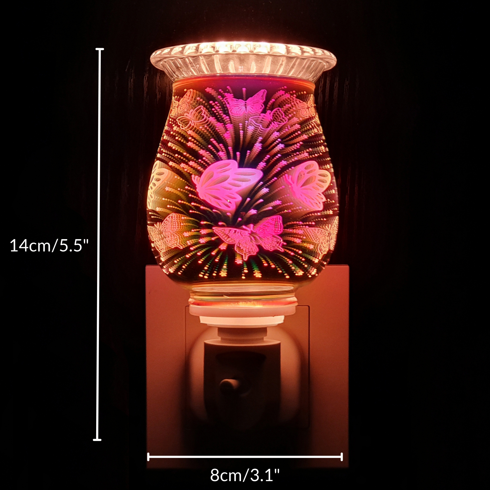 3D Plug In Electric Wax Burner - Butterfly