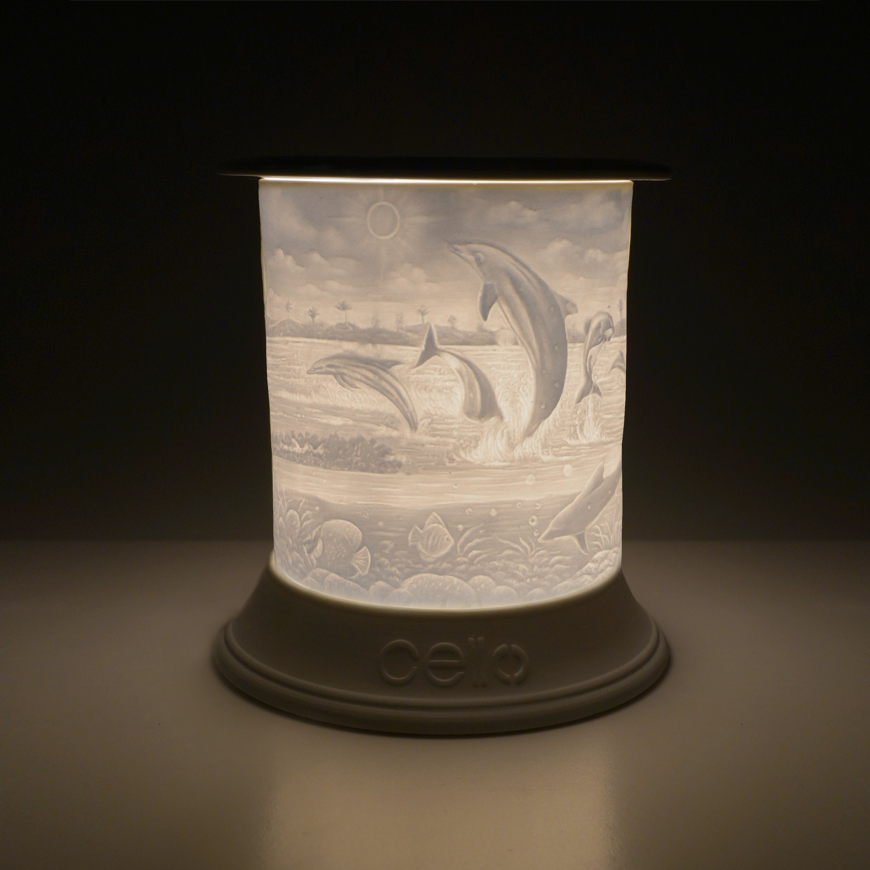 Cello Electric Wax Burner Porcelain Straight - Dolphin