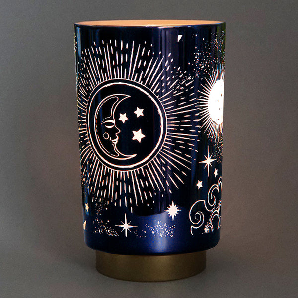 Celestial Midnight Blue Lamp - Large