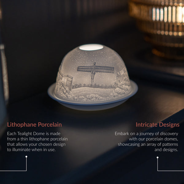 Porcelain Tealight Dome - North East Design