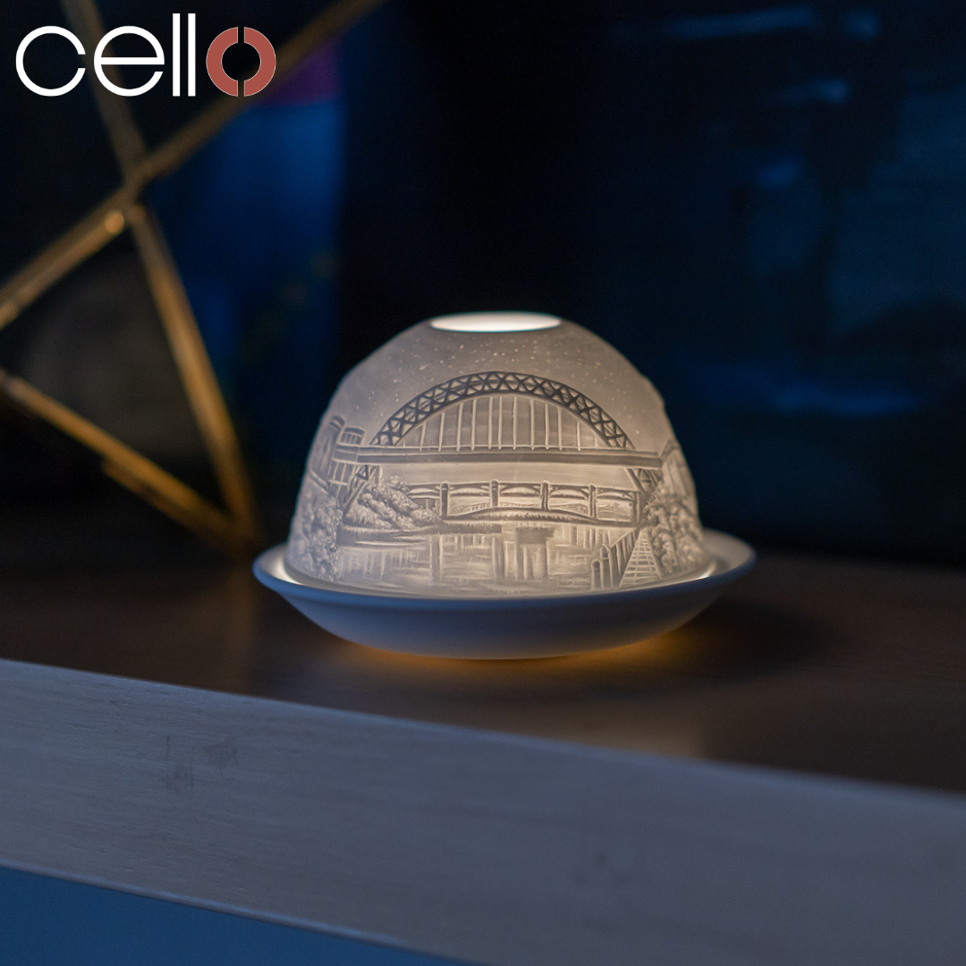 Porcelain Tealight Dome - North East
