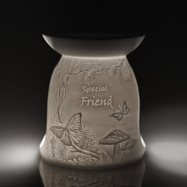 Special Friend Woodland Tealight Burner