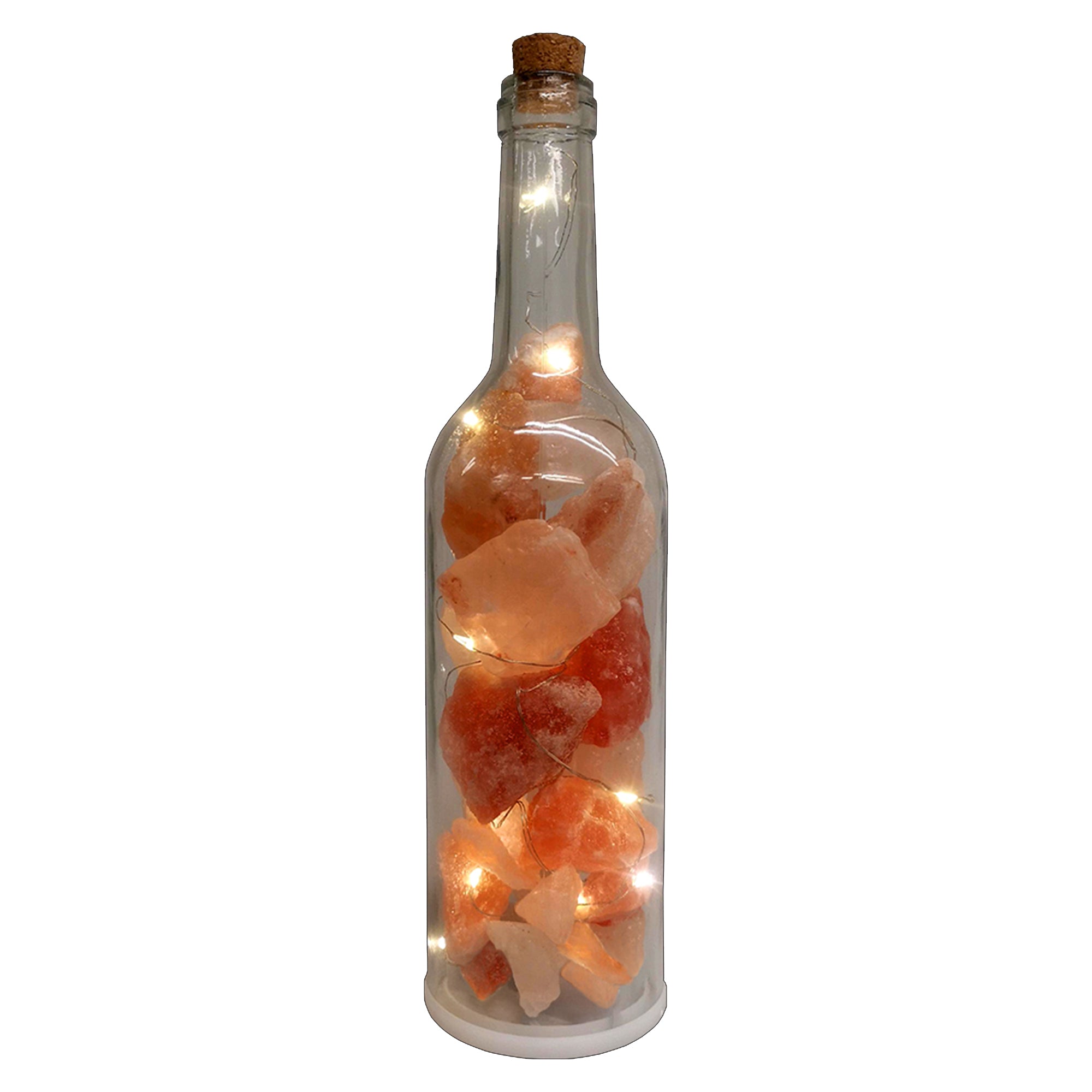 The Salt of Life - Clear Bottle Himalayan Salt Lamp