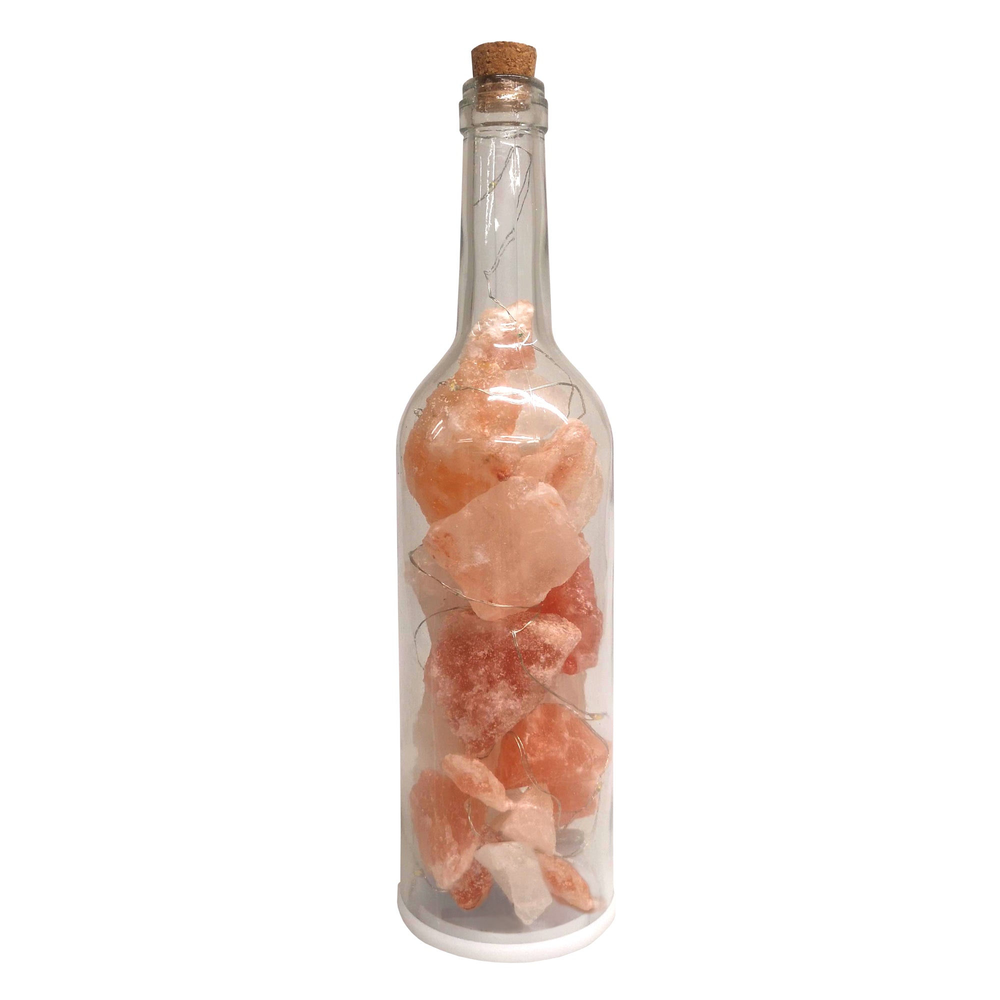 The Salt of Life - Clear Bottle Himalayan Salt Lamp