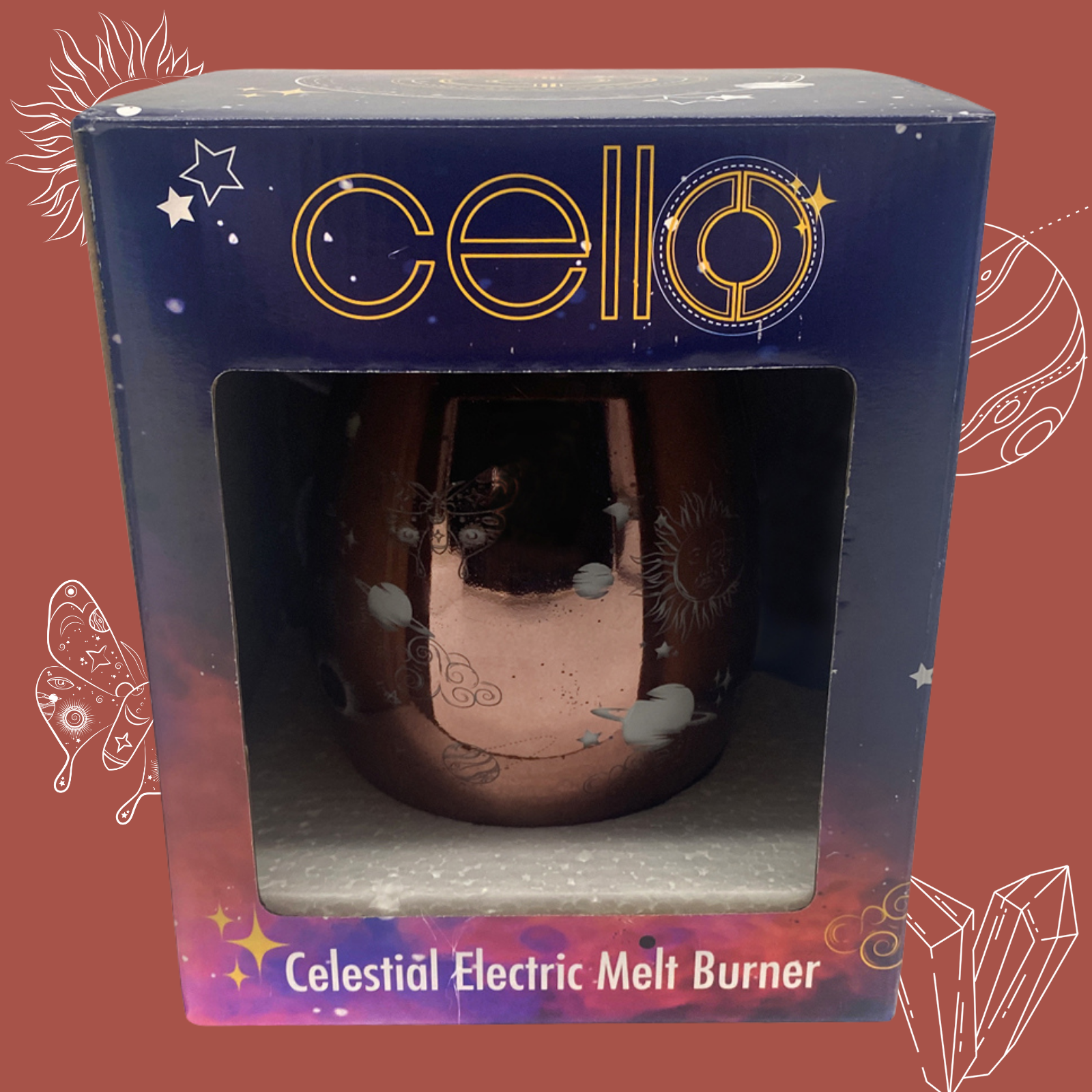 Celestial Electric Wax Burner - Copper