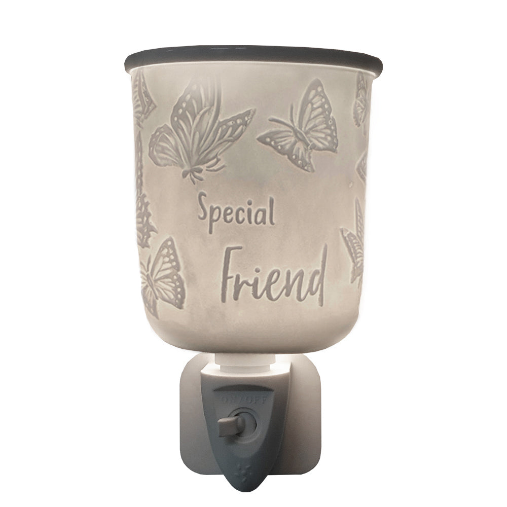 Porcelain Plug In Electric Wax Burner - Special Friend | Cello