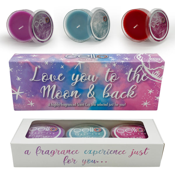 Scent Cup Trio - Love You To The Moon And Back