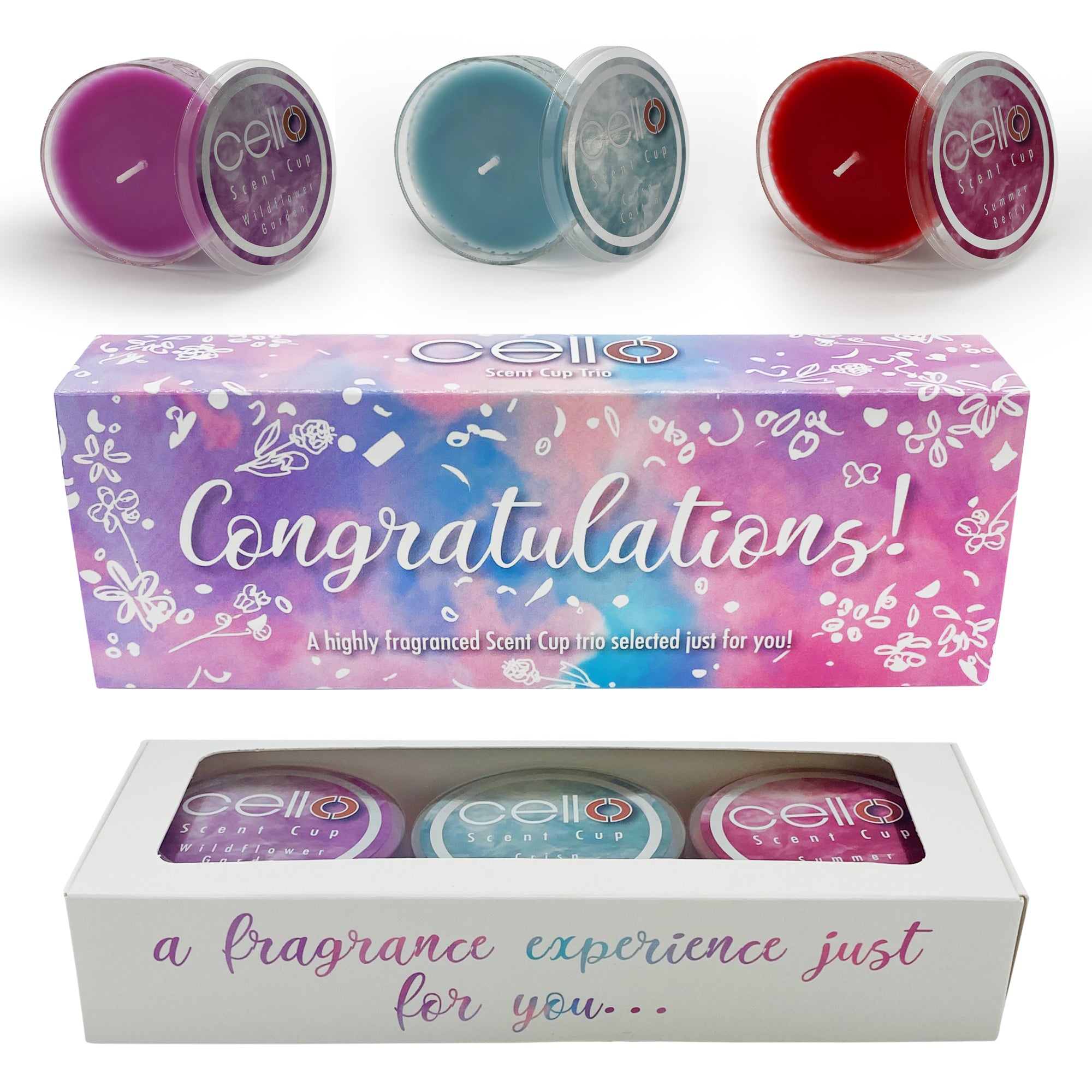 Scent Cup Trio - Congratulations