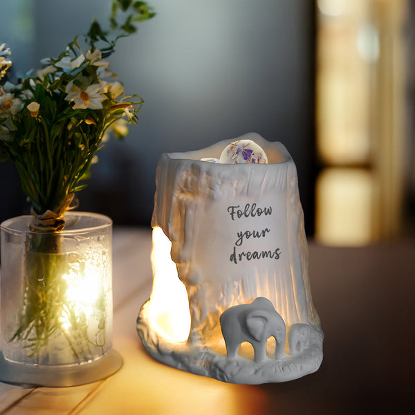 Elephant Tealight Burner - Follow your dreams