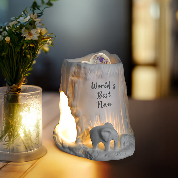 Elephant Tealight Burner - World's Best Nan