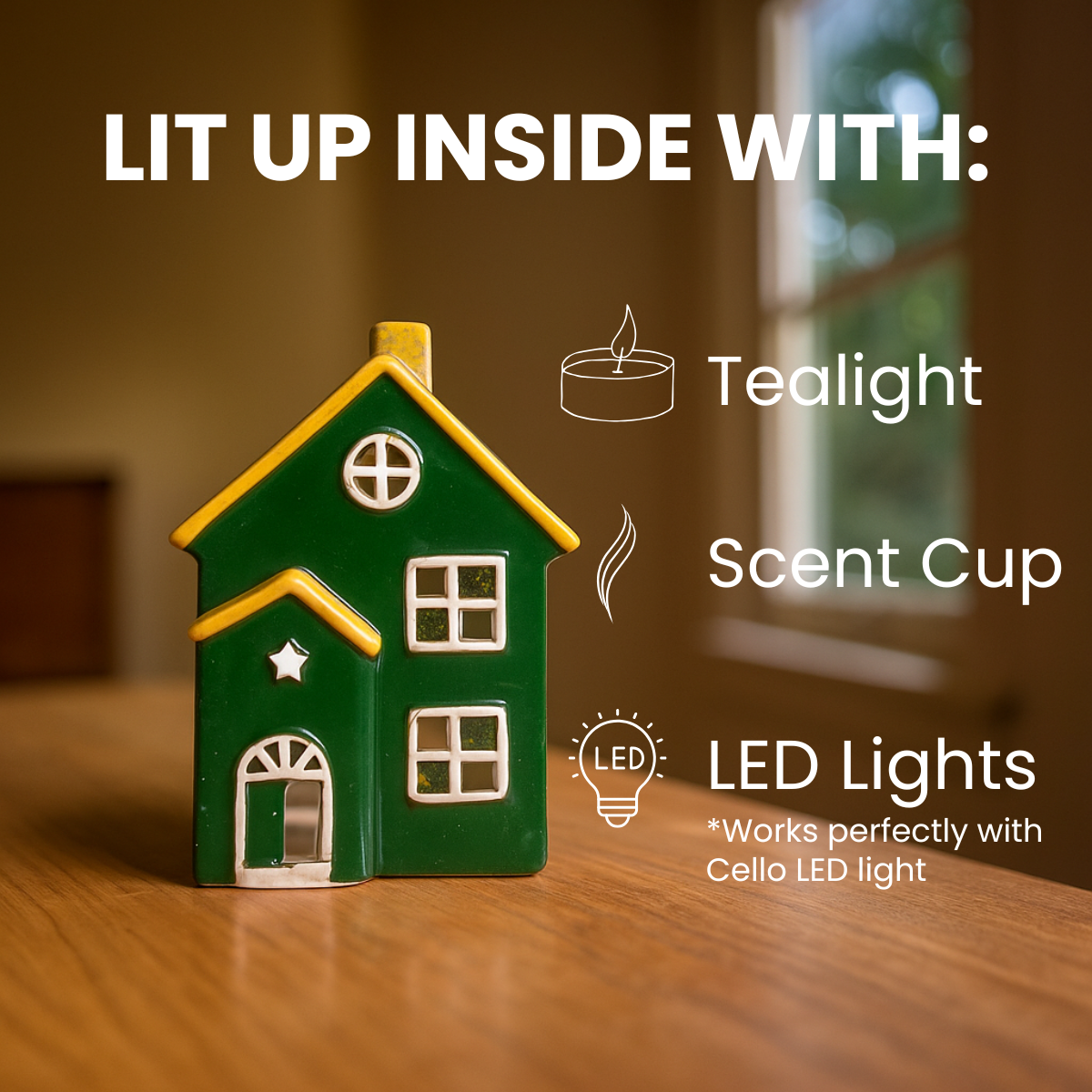 Tealight Holder Home - Seaside Lodge