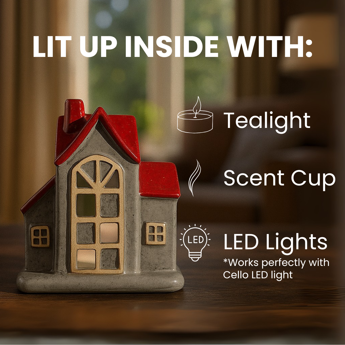 Tealight Holder Home - Twilight Tealight