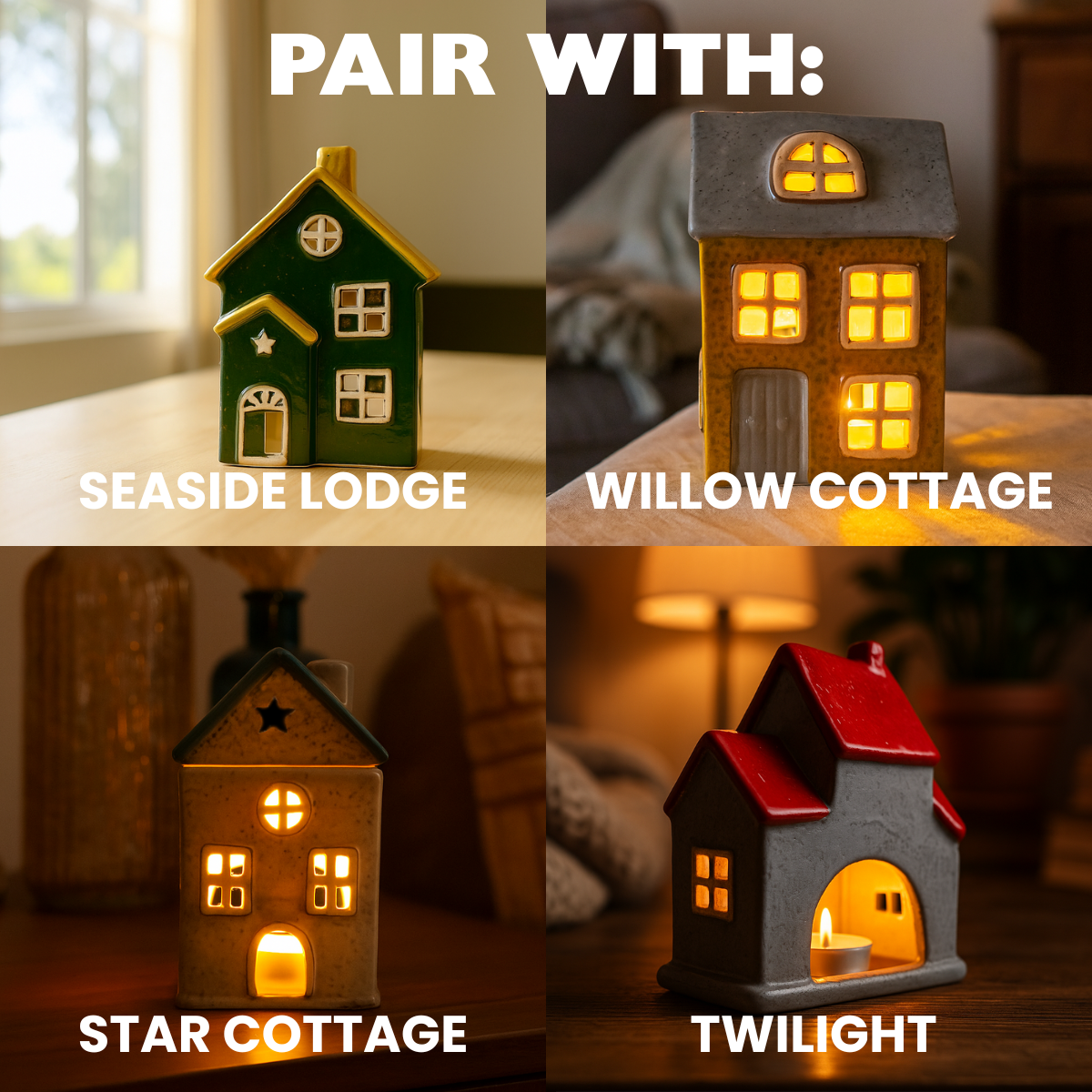 Tealight Holder Home - Twilight Tealight
