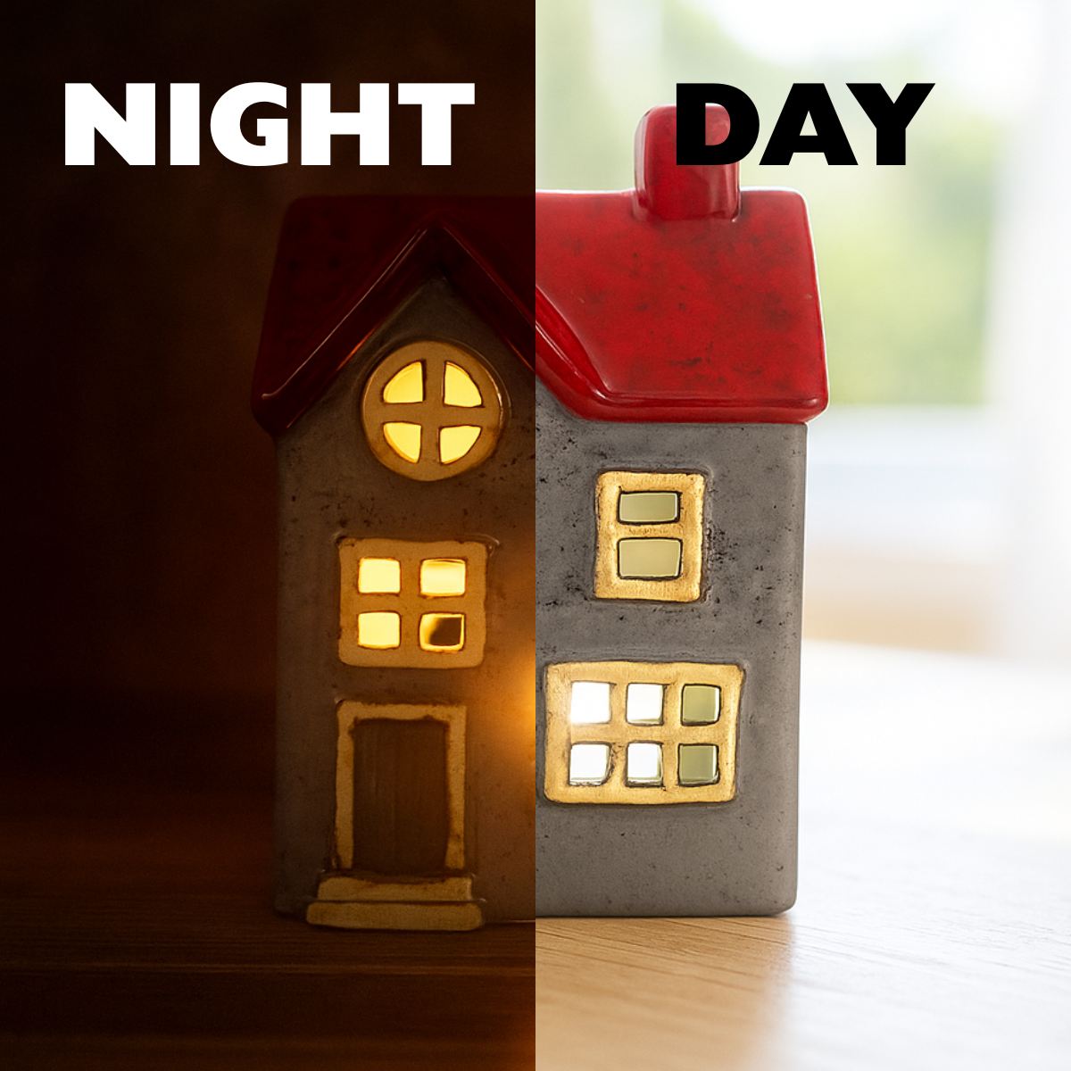 Tealight Holder Home - Glow Manor