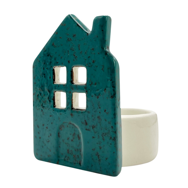 Cello Home Silhouette Candle Holder - Green | Home Decor & Fragrance