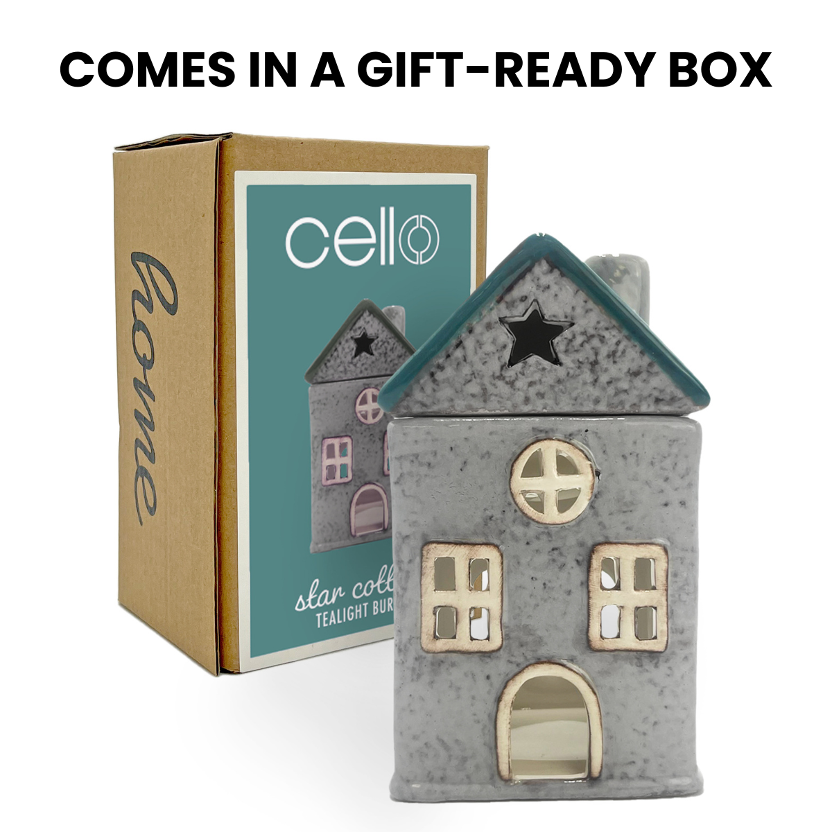 Home Tealight Burner - Green Star Cottage