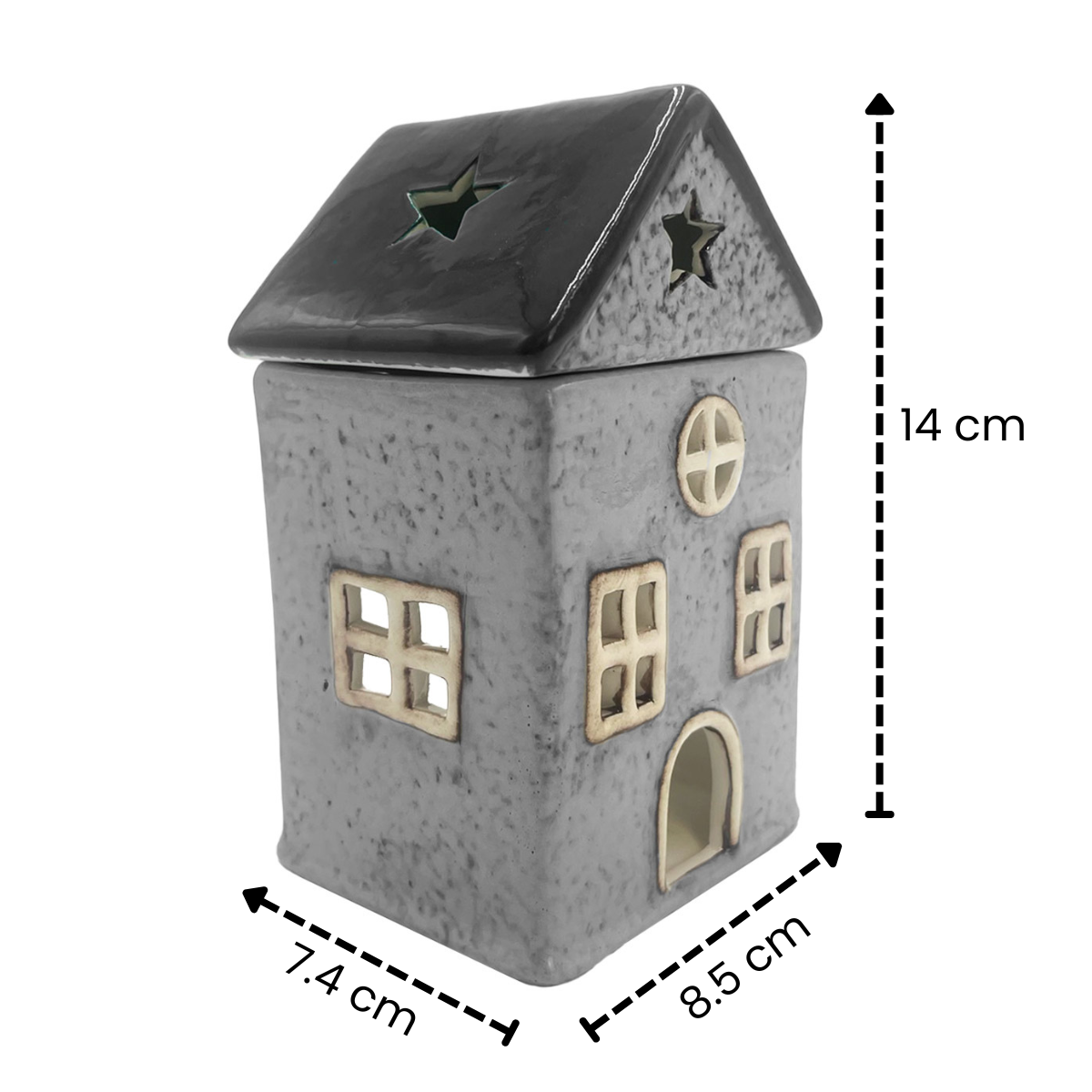 Home Tealight Burner - Grey Star Cottage