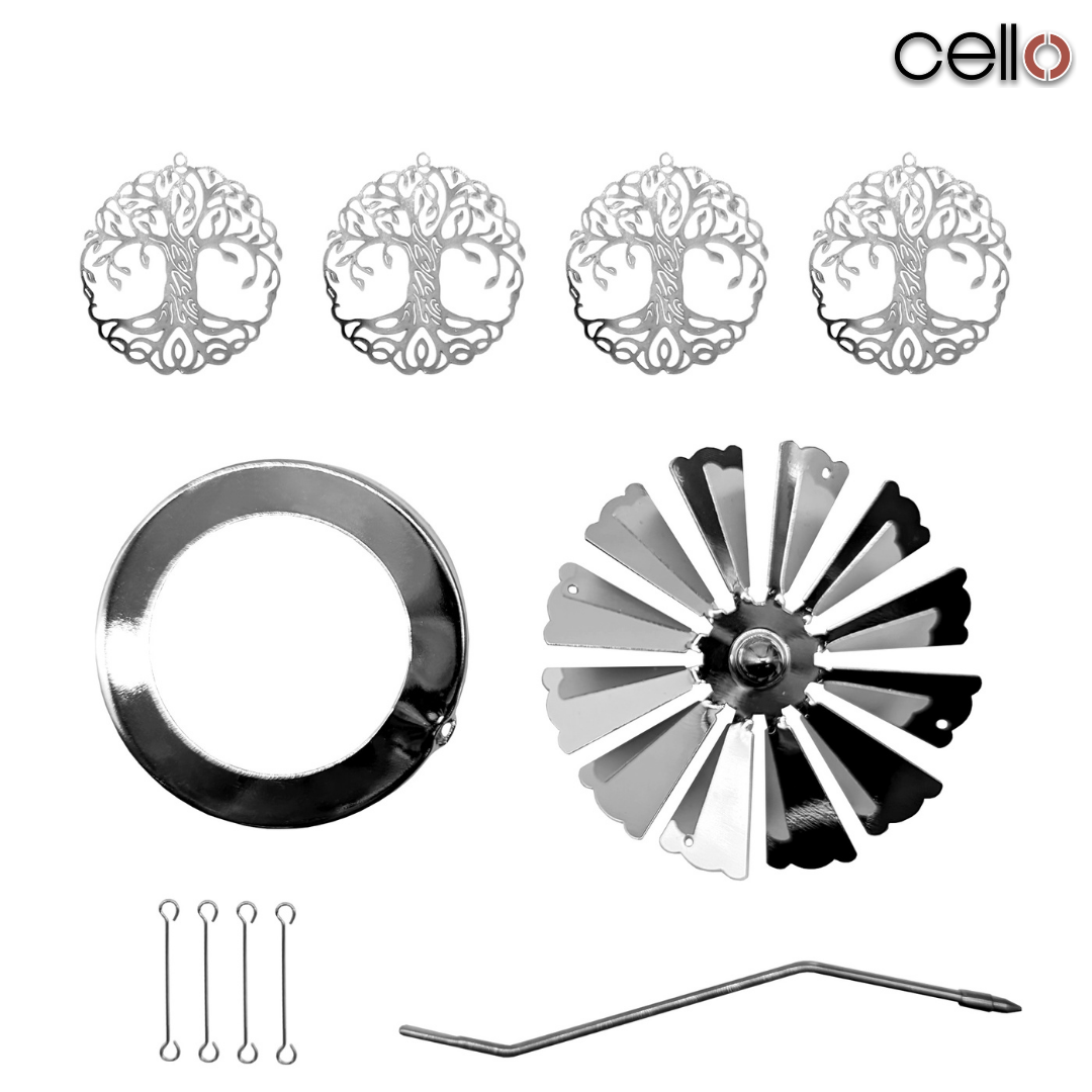 Cello Convection Candle with NEW Spinners set of 3