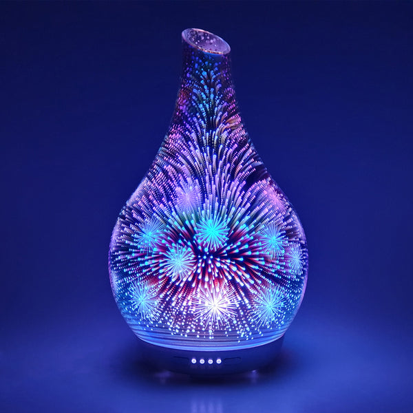 Ultrasonic Diffuser Art Glass - Firework 3D Large