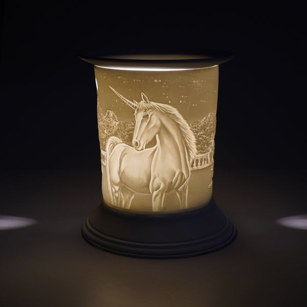 Electric Wax Burner Porcelain Straight - Unicorn
