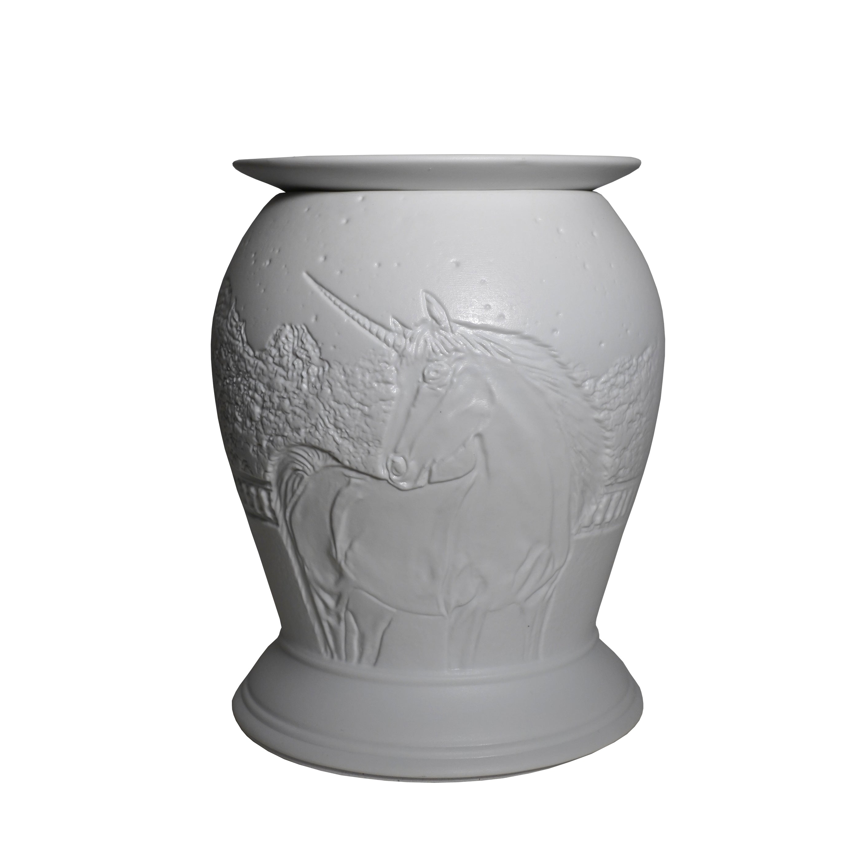 Electric Wax Burner Porcelain Barrel - Unicorn