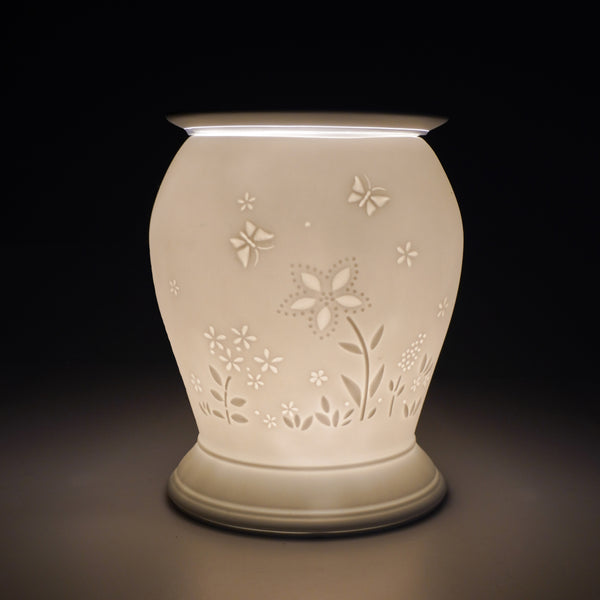 Electric Wax Burner Porcelain Barrel - Flower