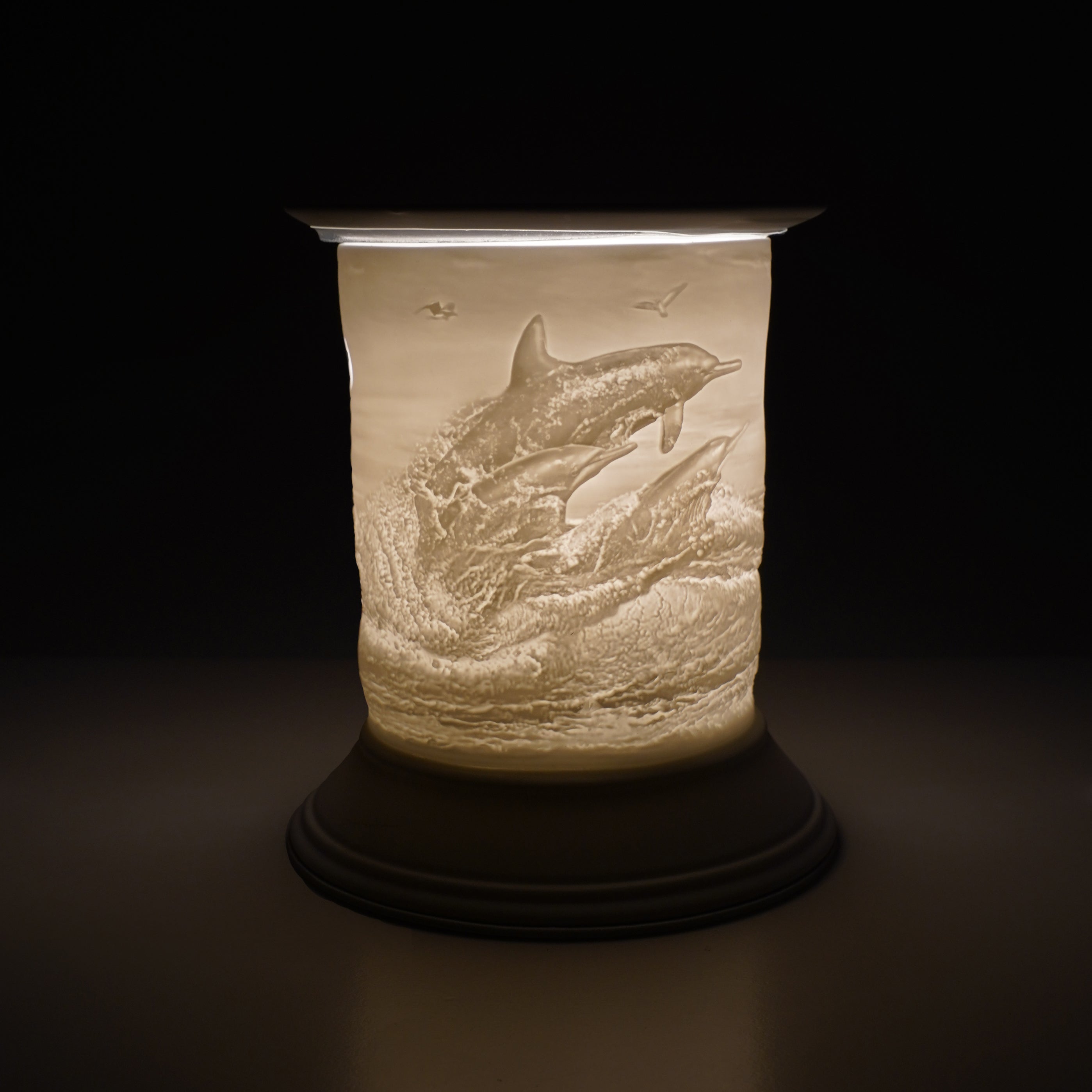 Electric Wax Burner Porcelain Straight - Dolphin