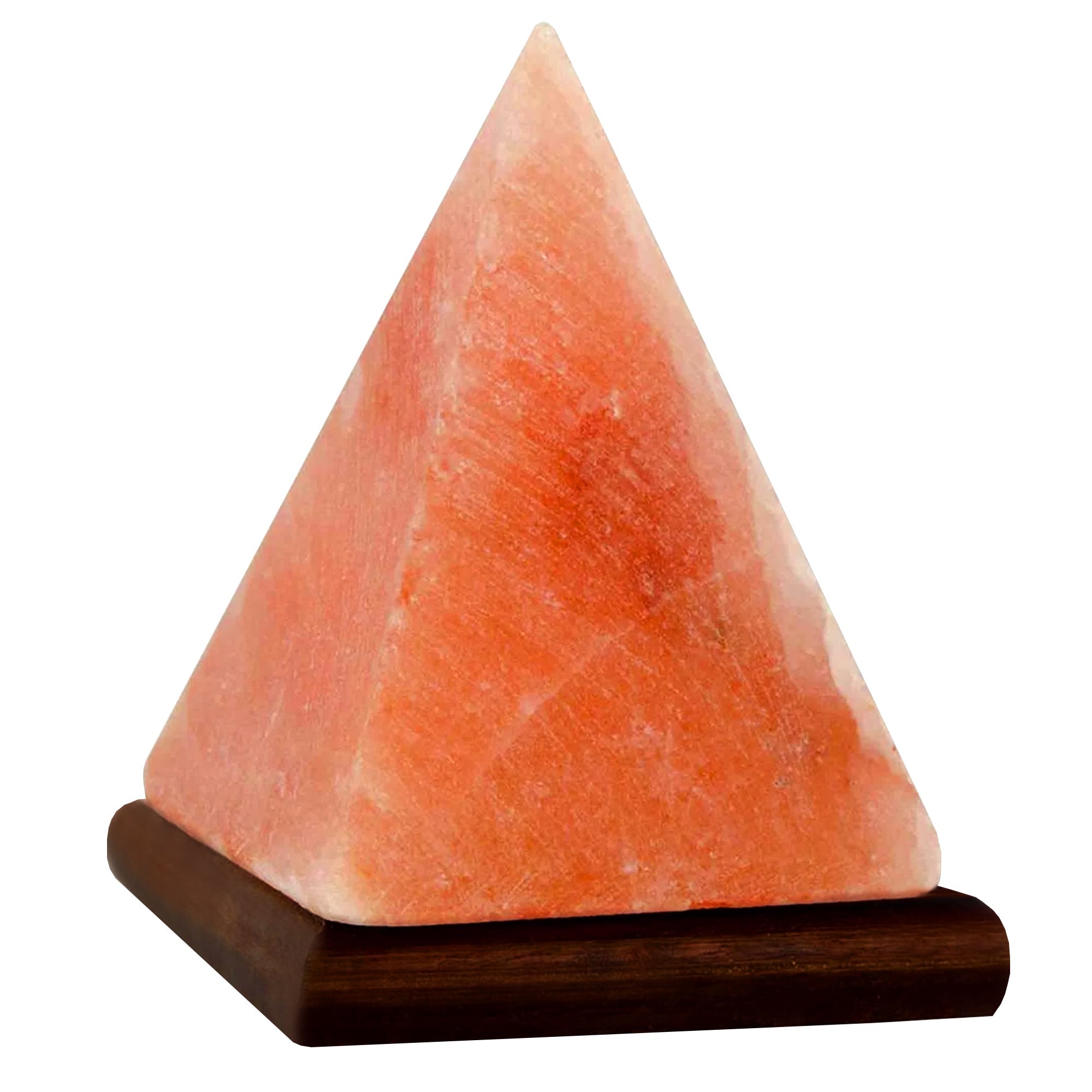 This stylish USB pyramid shaped lamp isn’t something you see every day with its unique look. The dark base beautifully shows off the salt colour, as the natural benefits start to work.  