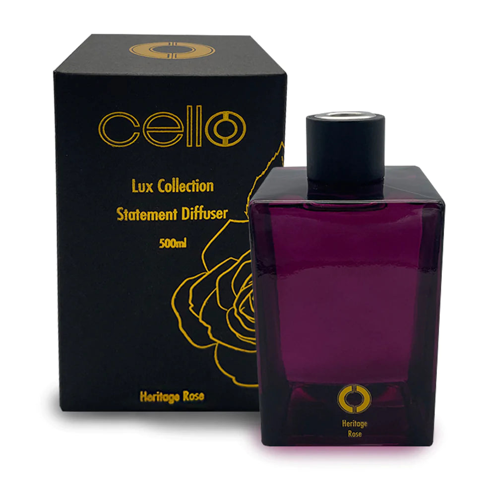 Lux Diffusers Lux Statement Reed Diffuser 500ml - Heritage Rose | Cello