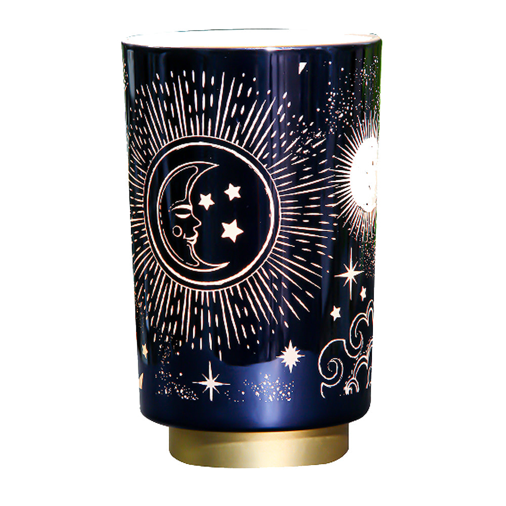 Celestial Midnight Blue Lamp - Large