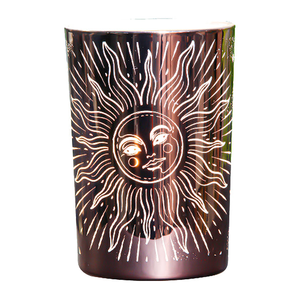 Celestial Copper Candle Holder